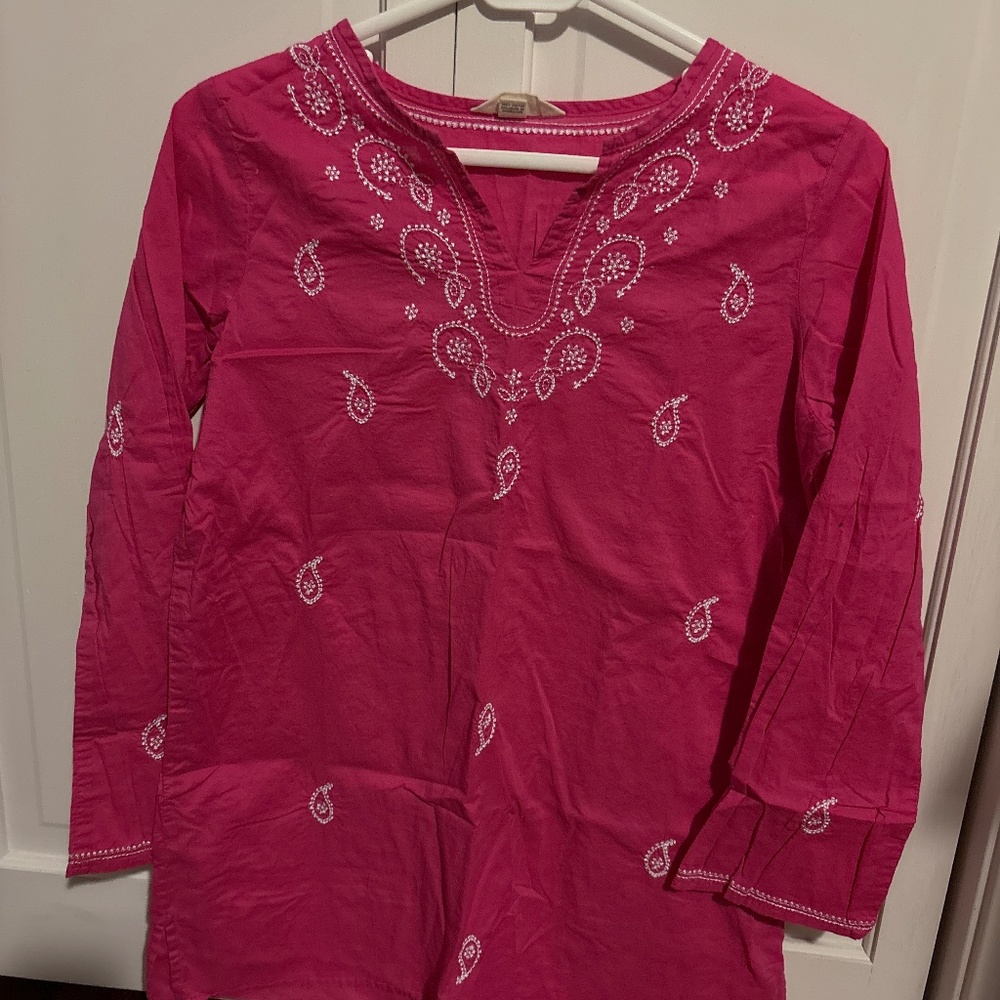 Land End Kids Top/Coverup - Size L (14)